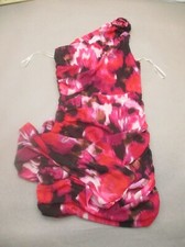 FOREVER 21 Size S Womens Stretch Lightweight Ruched One Shoulder Mini Dress 688