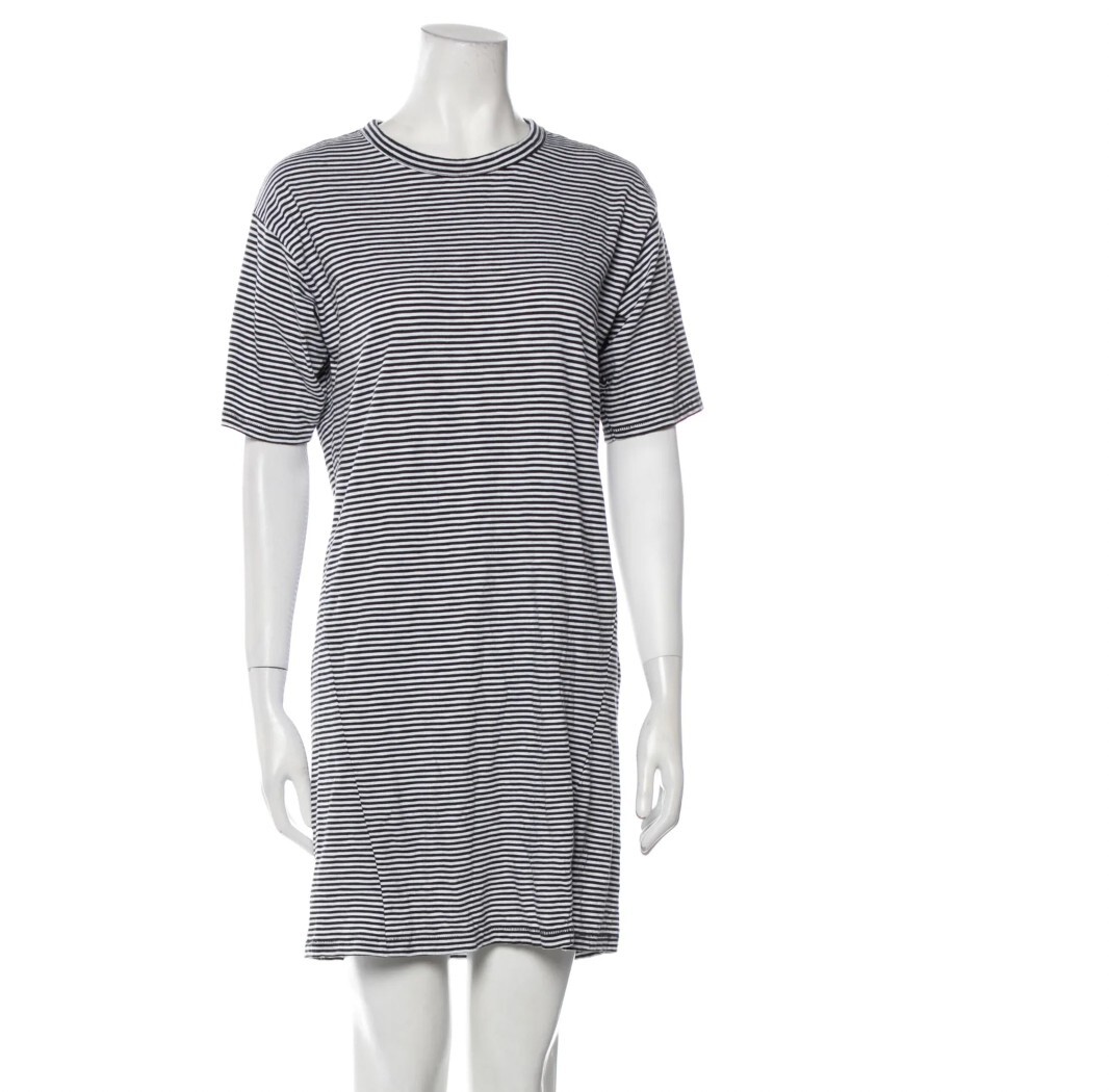 rag and bone striped shirt dress RAG & BONE Aiden striped cotton-poplin midi shirt dress