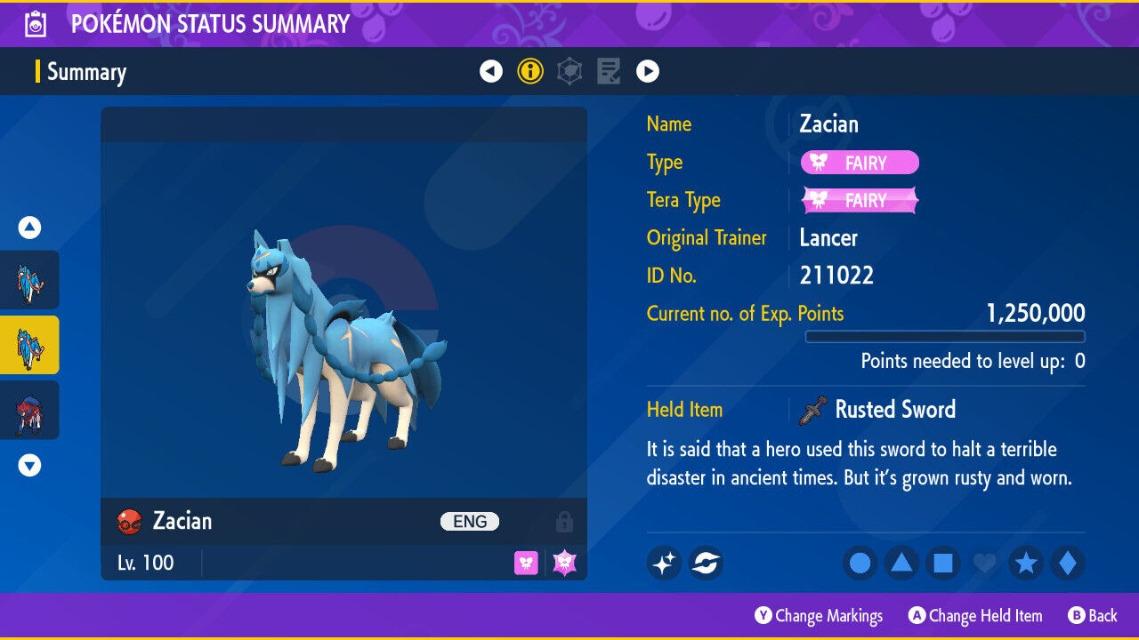 Pokemon Sword and Shield // Ultra Shiny ZACIAN 6IV Event -  Norway