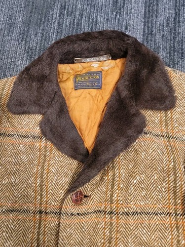 Pendleton Vintage Jacket Size L/XL 1950s Woolen Mills Car Coat Western Rancher - Picture 2 of 16