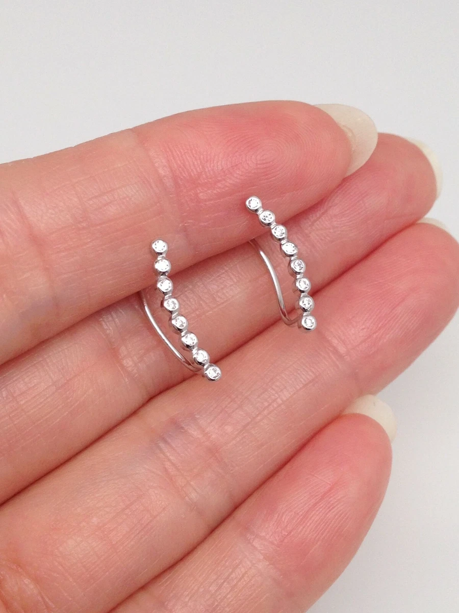 Bubble on sale bar earrings