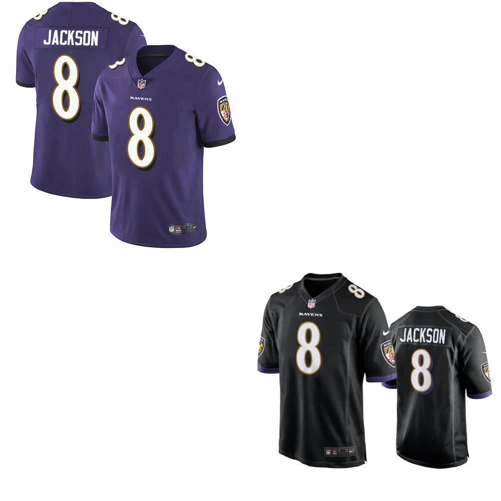 lamar jackson black jersey