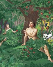 Set for Embroidery bead kit HOT DIY Needlepoint Beadwork Adam Eve Garden EDEN