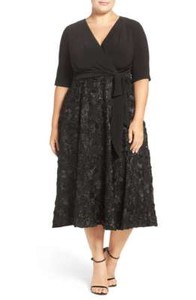 alex evenings fit and flare dress