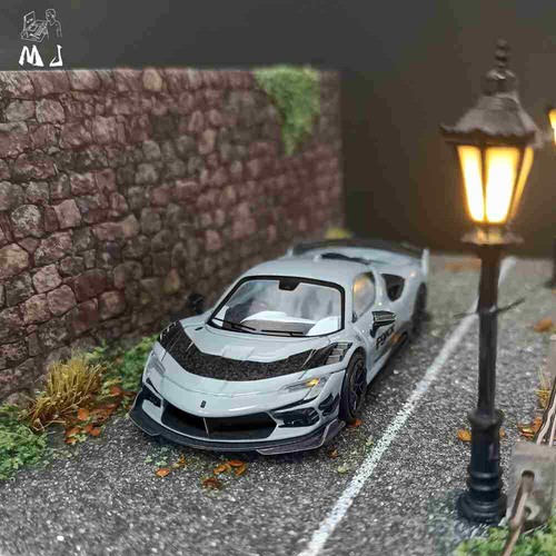 MJ 1/64 Ferrari Mansory F9XX Hardtop/Convertible Diecast Models Collection Gifts - Picture 8 of 30