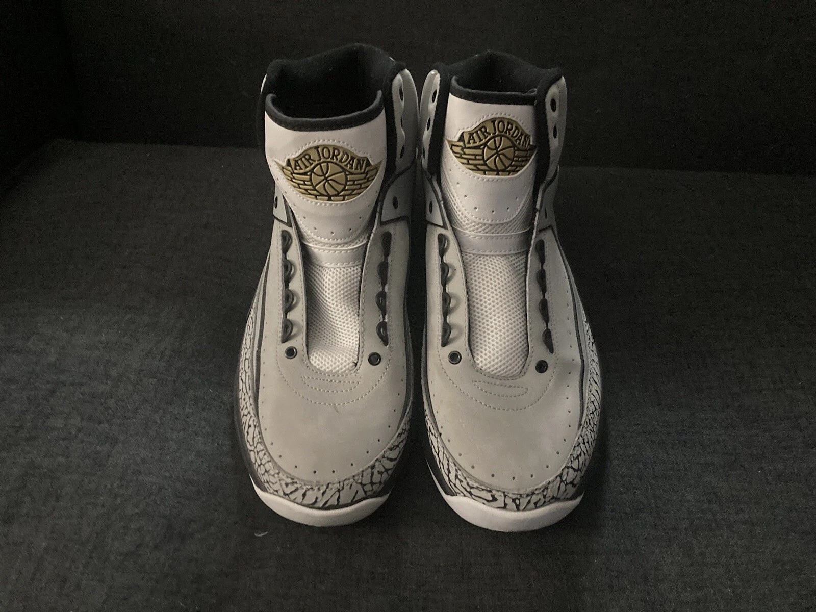 Air Jordan 2.0 grigio 455616 017 taglia 11 da uomo SENZA LACCI