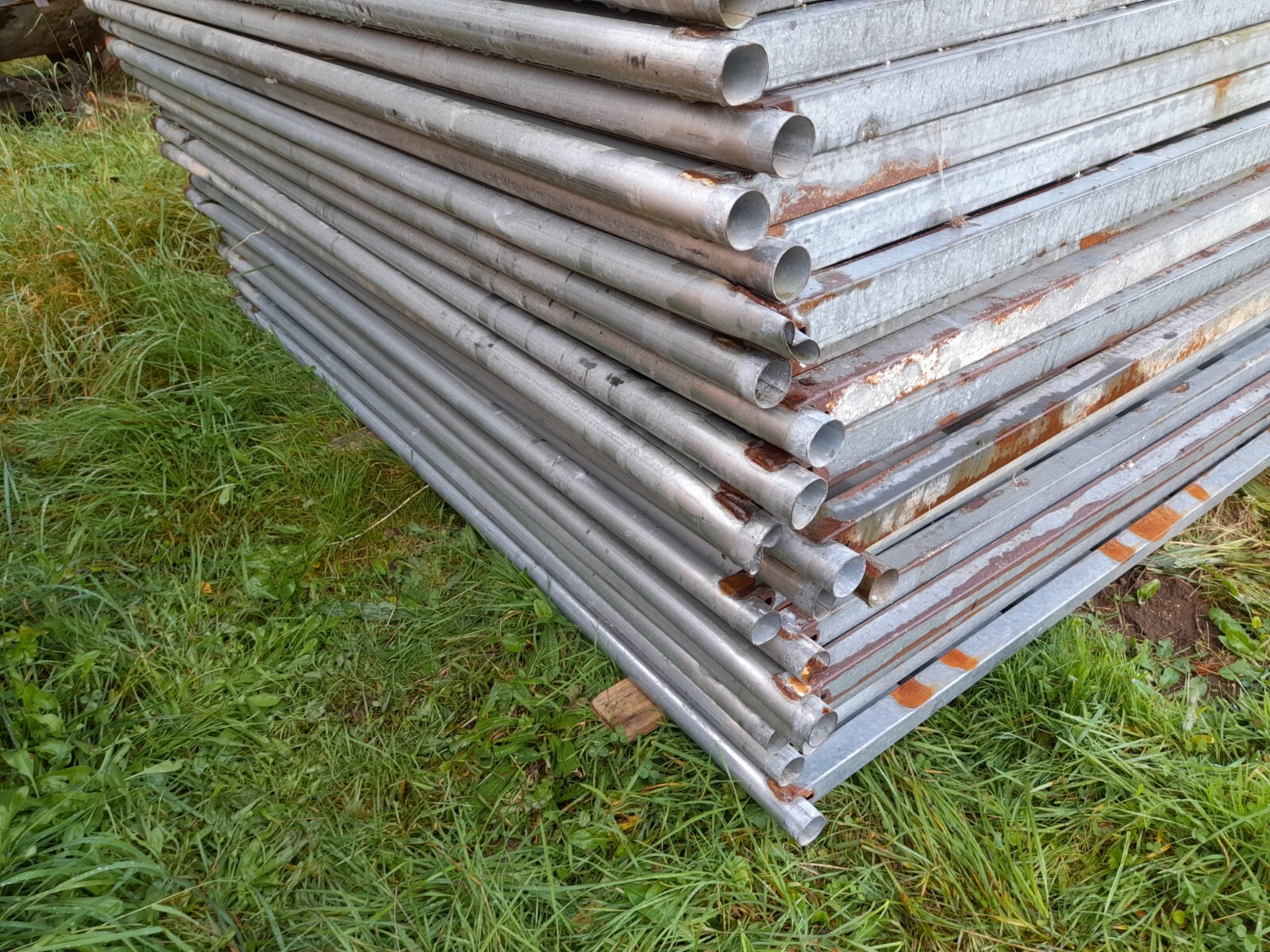 Heras Solid Hoarding Site Panels X 10 **Used Condition