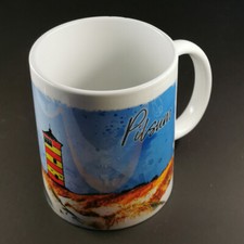 Kaffee Tasse Pilsum Leuchtturm