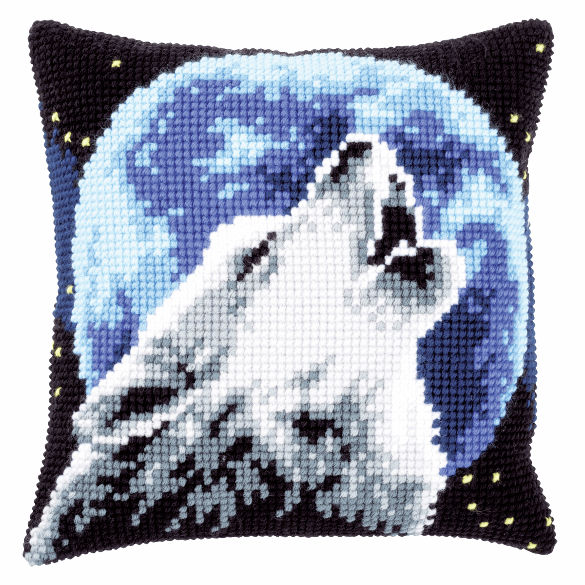 Vervaco Cross Stitch Kit: Cushion: Wolf - Image 2