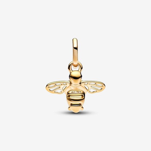 *BRAND NEW* Pandora Moments Gold Plakted Sparkling Bee Dangle Charm 762672C01 - 第 2/4 張圖片