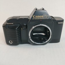 CANON T70 SLR FILM CAMERA BODY ONLY FOR PARTS NOT WORKING