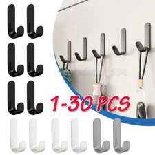 Wall Hooks Heavy Duty Self Adhesive Door Hook Hanger Coat Towel Holder Seamless