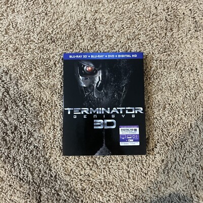 Terminator Genisys (Blu-ray3D+ Blu-Ray+ Dvd+ Digital,W/slipcover, New (RARE)￼