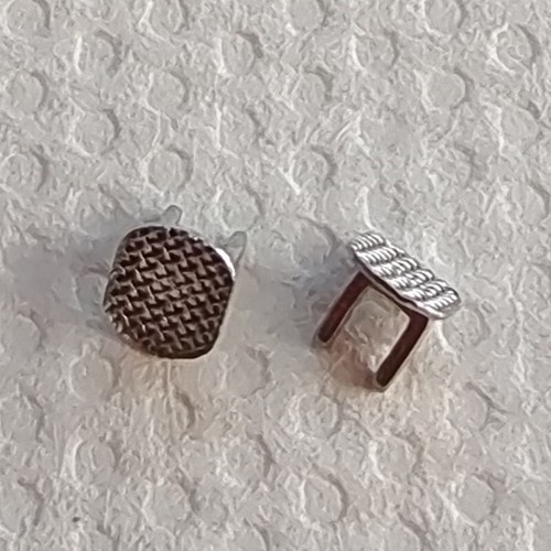 10 Pcs Dental Orthodontics Tongue Tamers Mini Spur Educador Lingual Mesh Base - Picture 8 of 8