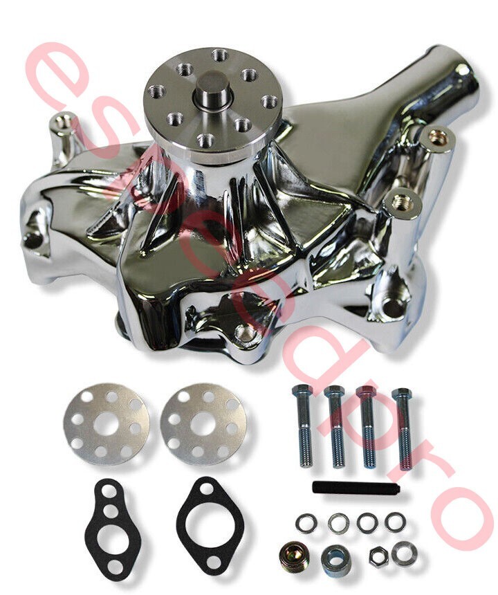 New In Box - SBC Chevy 283 327 350 400 TALL FINNED POLISHED ALUMINUM - Foto 2