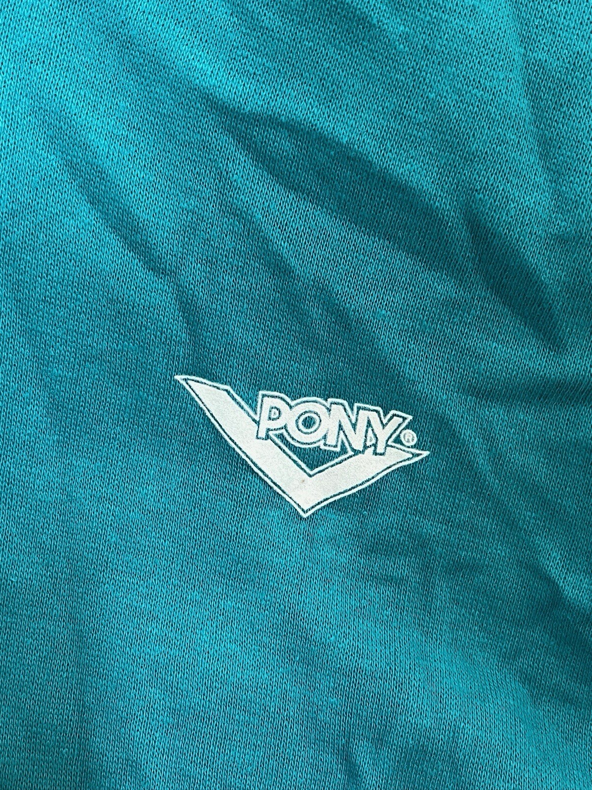 felpa con cappuccio zip PONY vintage gilet donna taglia XL fondo di magazzino nuova con etichetta anni 80 13 14