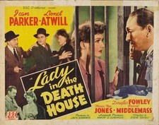 LADY IN THE DEATH HOUSE Movie POSTER 22x28 Half Sheet Jean Parker Lionel Atwill