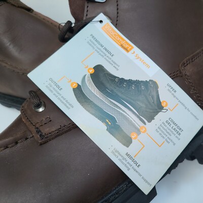 Refrigiwear Comfort 360 Mens Brown Leather F2413-11 Ankle  display picture 1