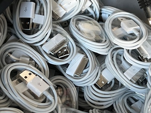 10x Original CAJA ABIERTA 1m 30 Pin USB Carga Sincronización Cable para iPhone 3G 4s iPod iPad - Imagen 7 de 9