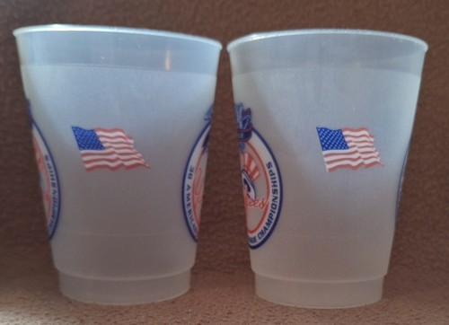 2002 NEW YORK YANKEES 38 AMERICAN LEAGUE CHAMPIONSHIP Plastic Souvenir Cups - Picture 2 of 3