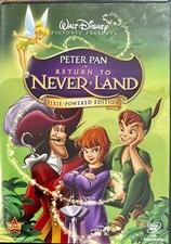 Return to Never Land (DVD, 2007, Pixie Powered Edition) for sale