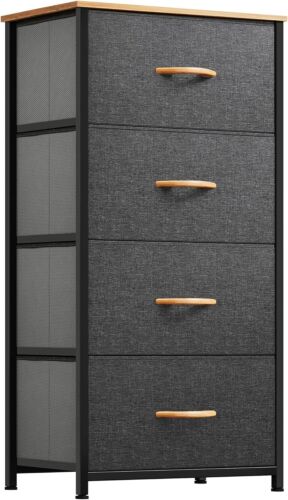 YITAHOME Dresser with 4 Drawers - Fabric Storage Tower, Organizer Unit for Room,