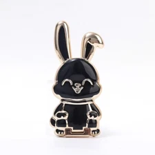 Finger Ring Phone Holder Desktop Ultra-Thin Cartoon Rabbit Phone Stand Foldable 