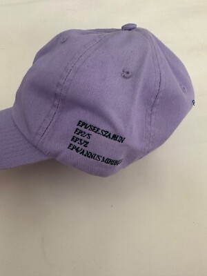 Rare SZA SEE.SZA.RUN Embroidered Graphic Purple Baseball Hat  display picture 3