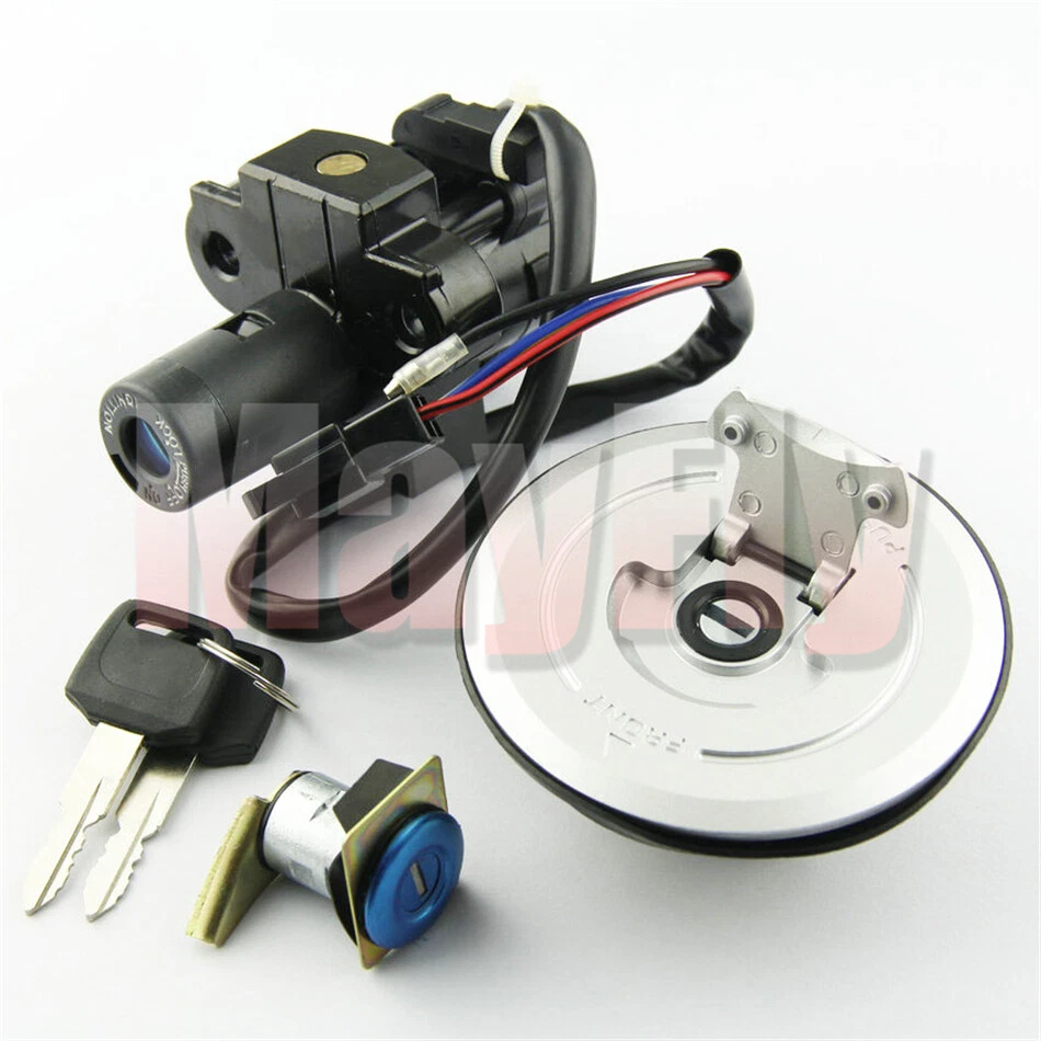 Ignition Switch Lock Fit For Honda CBR250R 2011-2013 2012 Fuel Gas Cap Key Set Foto 2 de 4