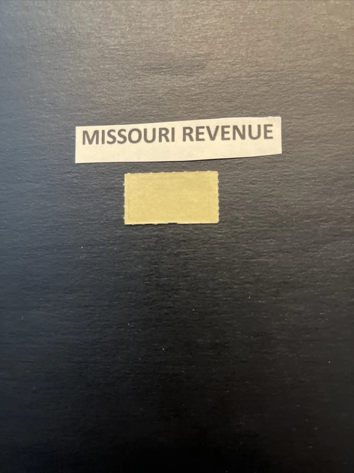 US state revenue-Missouri OG CIGARETTE tax 2 Cents MNH - Image 2 of 2