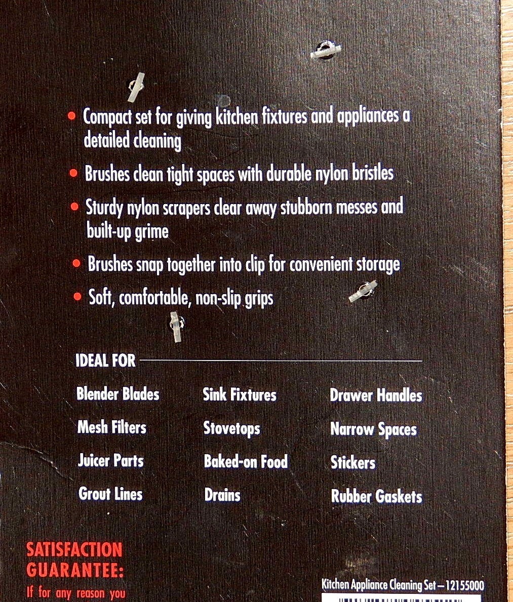 Hf6 OXO Good Grips Kitchen Appliance Cleaning Set for sale online eBay