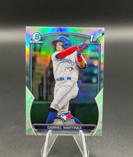 2023 Bowman Chrome Gabriel Martinez 1st Bowman Lunar Glow Refractor Blue Jays