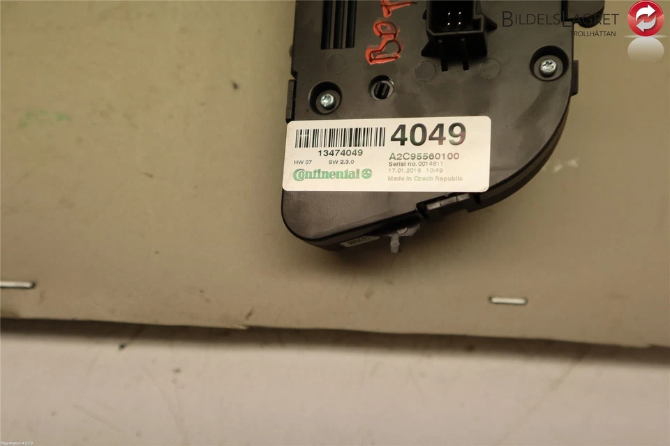 Centralina climatizzatore ORIGINALE OPEL MOKKA / MOKKA X (J13) 2016 - Immagine 4 di 4