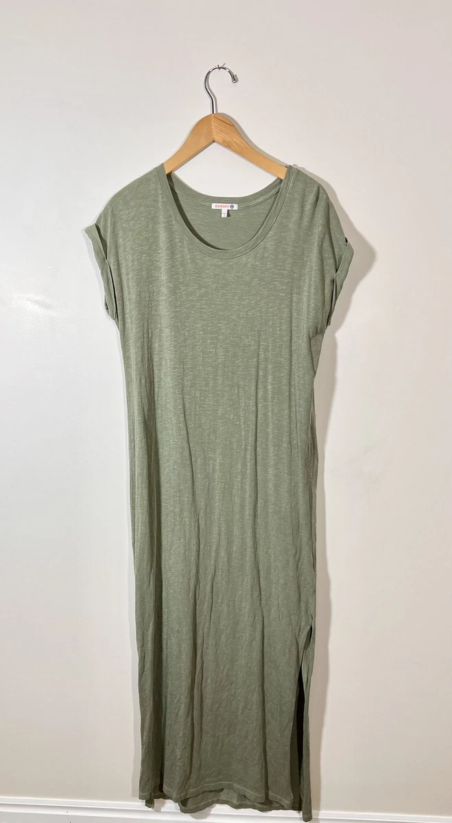 Cotton t shop shirt maxi dress