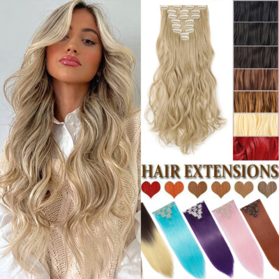 120G THICK Top Pieces Clip in Real as Human Hair Extension