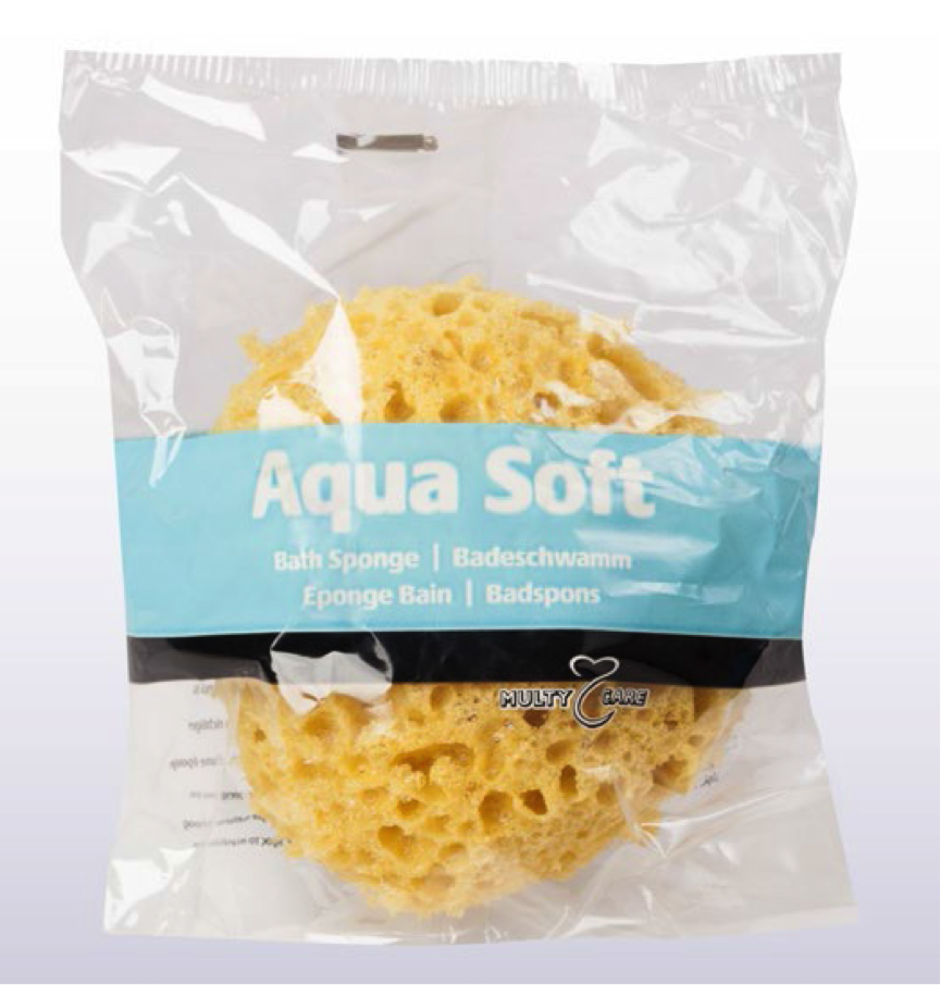 2x Multy Luxury Bath and Body Aqua Soft Bath/Shower Sponge Bath,Shower