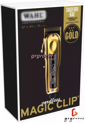 New 8148-700 WAHL Professional 5 Star Cordless Magic Hair Clipper With Base