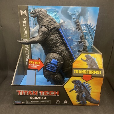 NEW Godzilla vs. Kong Titan Tech Godzilla Monsterverse Transforming 8  Figure 1