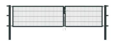 Stabgitterzaun-Tor Alberts Doppeltor Flexo Höhe 80 bis 200 cm Breite 3 bis 3,5m