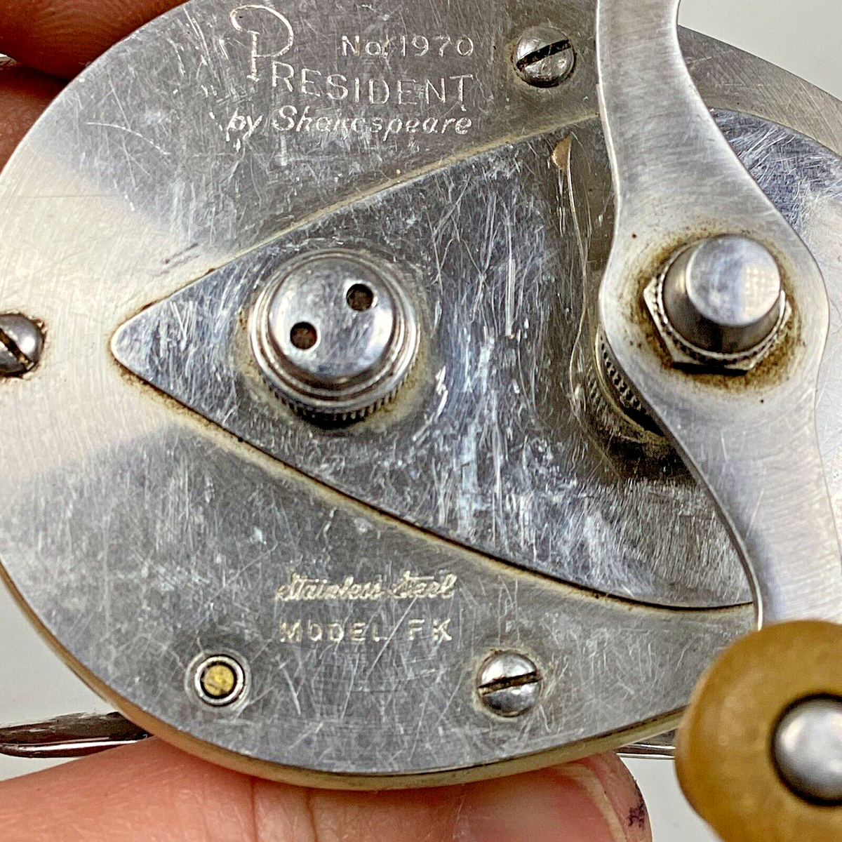 Vintage Shakespeare President Fishing Reel 1970 Model FK Vintage Shakespeare President Fishing Reel 1970 Model FK