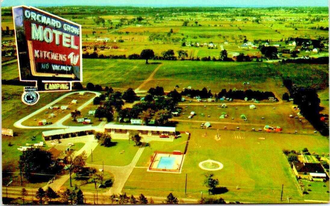 PostcardNiagara Falls Ca4123 Lundy's Ln Orchard Grove Motel Trailer