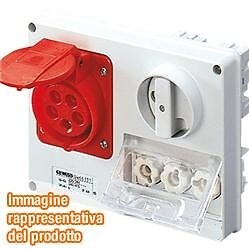 Presa Bl.Or.S.F.2P+T   32A 220V 6H Cbf ( GEWISS cod. GW66137 )