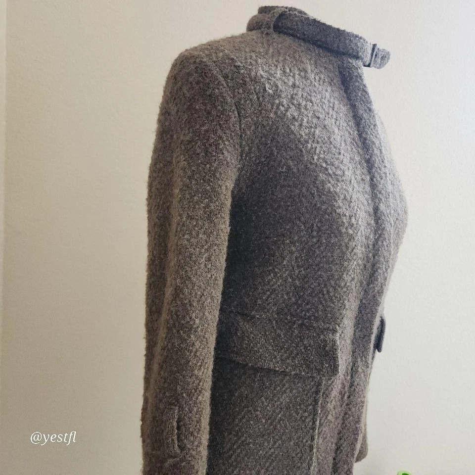 Women's Peruvian Connection olive alpaca Wool Blend Jacket Size 6 - Image 2 of 4