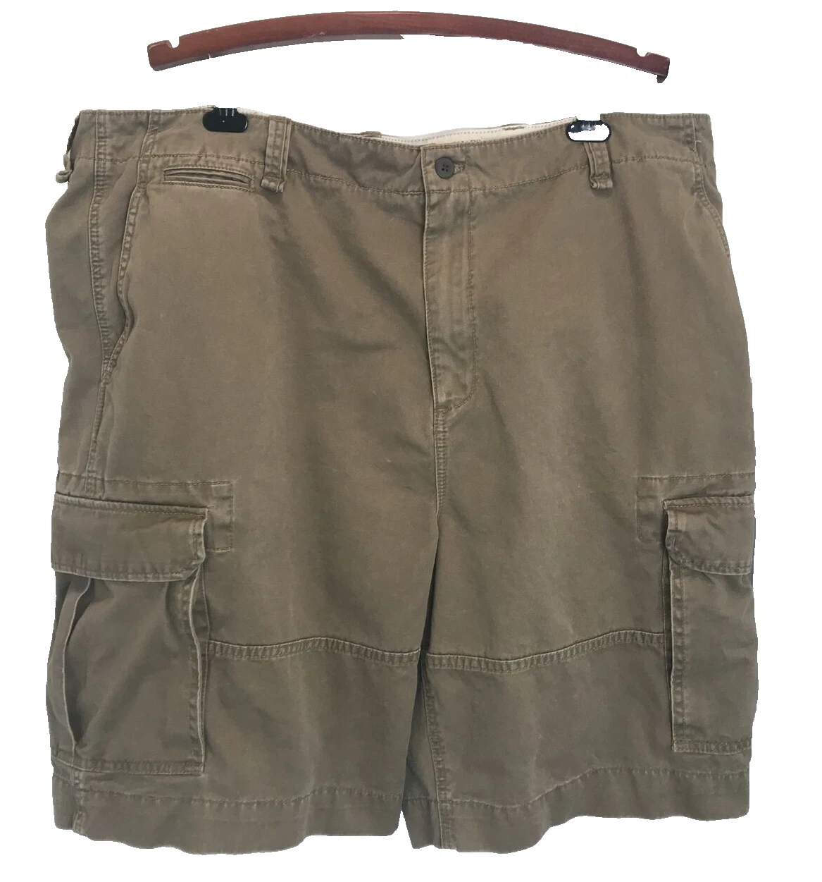 Vintage Chaps Ralph Lauren Cargo Shorts Utility Work Mens Size 46 Khaki