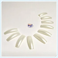 Lamour Nail Tips Pearl - 500ct/bag - (CHOOSE FROM SIZE 0-10) *