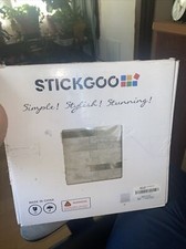 STICKGOO Peel and Stick Backsplash, PVC Wall Tiles 10 Beige with Metal Gold