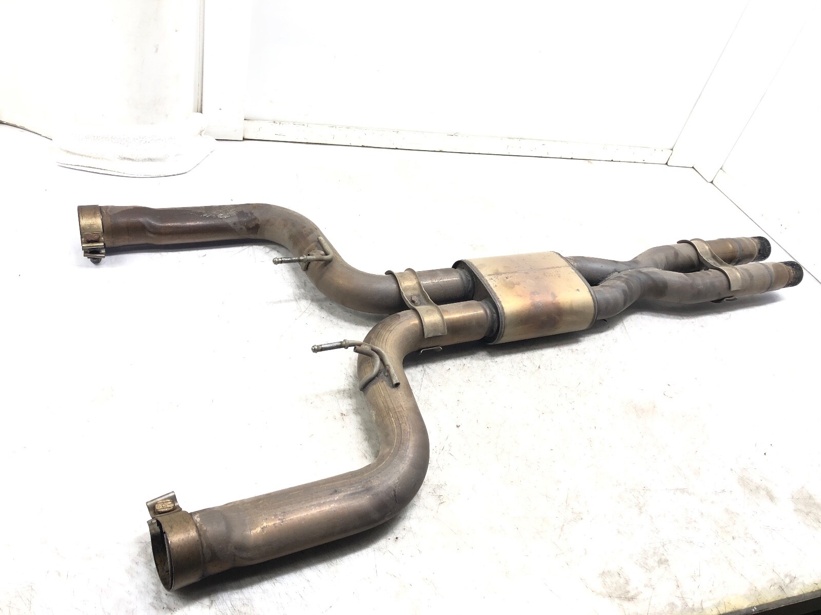 2014-2017 MASERATI GHIBLI 3.0L V6 EXHAUST SILENCER RESONATOR ASSEMBLY OEM.