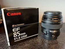Canon EF 85mm f/1.8 USM Ultrasonic Telephoto Prime Lens Made in Japan