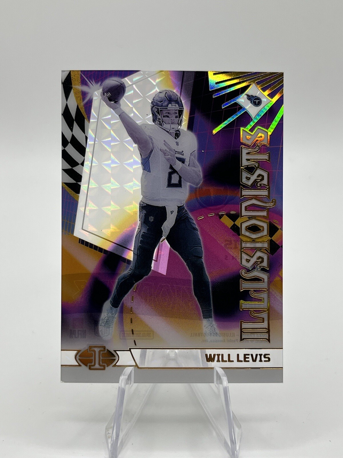 2023 Illusions Will Levis RC Ultra Rare Mosaic Case Hit SSP Illusionists RC