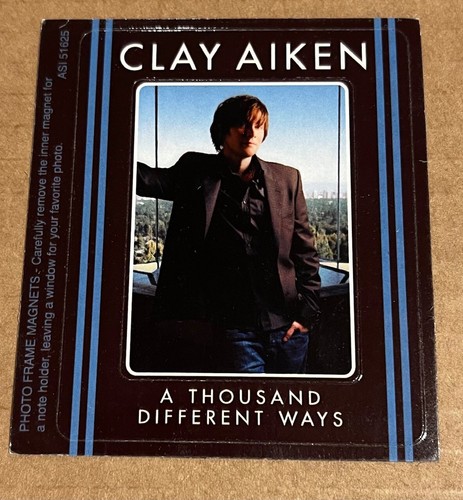 Clay Aiken - A Thousand Different Ways RARE promo magnet '06 - 第 1/1 張圖片